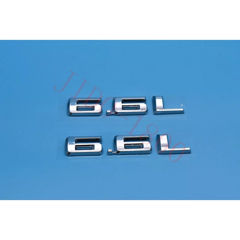OEM NEW Hood Body Style 6.6L Emblem Badge Chrome 19-22