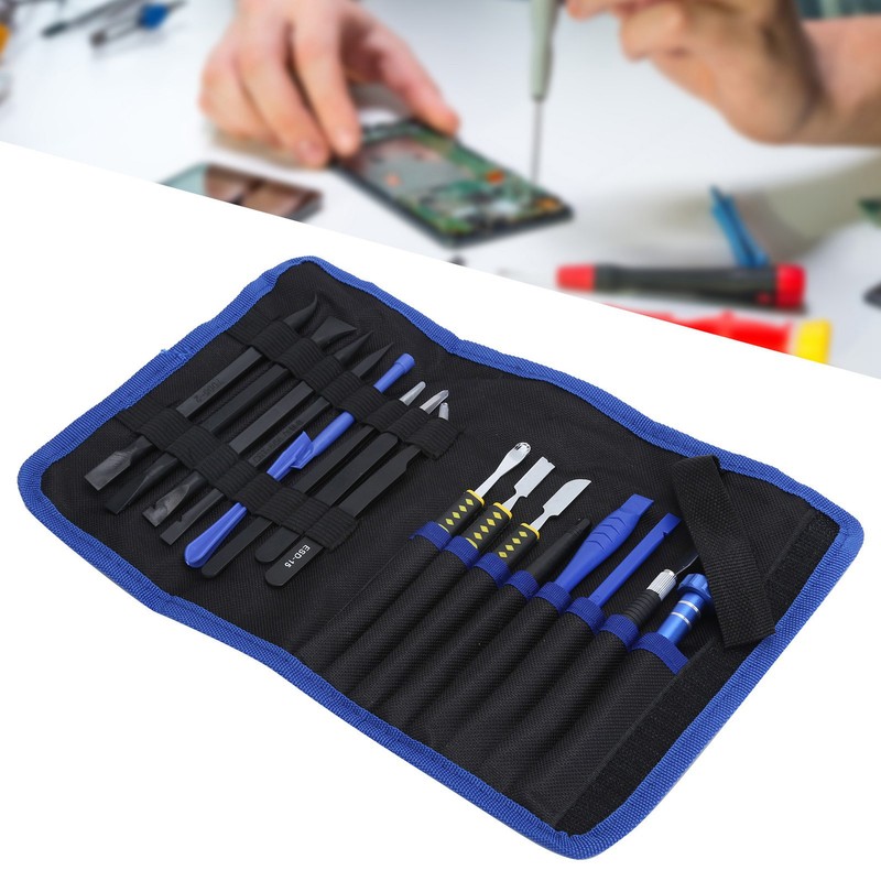 17pcs Professional Repairing Tool Set for Mobile Phone Computer Watches
