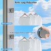 WEATAEDE 15.7Ft Retractable Clothesline Indoor an Anti-sag Retractable Clothesline Outdoor,Laundry