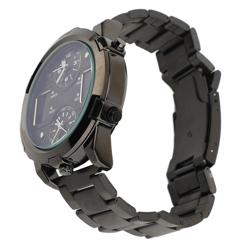 Men Wrist Watch with Alarm Clock Fashionable 30m Waterproof Backlight