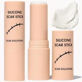 2PCS Scar Solutions Silicone Scar Stick | 60% Silicone Skincare Scar Stick for Face and Body | With Centella Asiatica Extract & Onion Bulb Ferment & Vitamin E | Gentle on All Skin Types | 6.8G/0.24OZ