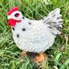 Farmwood Pair of Standing Garden Chicken Ornaments