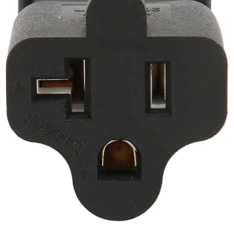 IEC320 C20 to Nema 5‑15 20R Power Adapter 20A C20