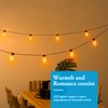 Brighfivey Amber Candelabra Bulb 25W Equivalent, 2W Ultra-Fine Filament E12