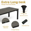 Trggivs 78.7 Inches Extra Long Computer Desk 2 Person Desk,