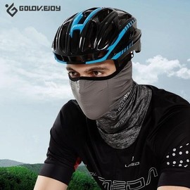 GOLOV.EJOY Cooling Multi-Scarf Mask for Riding, Sports, Hiking, Cycling, and Fishing DM Dark Black 2ea