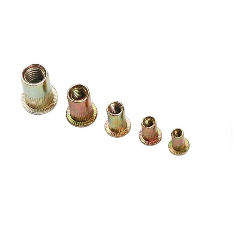 50 Pcs of M8 Threaded Metric Steel Rivet Nut Rivnut