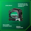 Metabo HPT Measuring Tape, 25' TruRange, Long Reach 17-ft, High