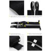Fitgriff® Muñequeras para levantamiento de pesas (18 pulgadas) de soporte