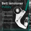 Riyhch 90K-39077 Complete Tensioner Pulley Assembly with 2 Serpentine Belts