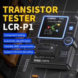 DEWIN LCR-P1 Transistor Tester, Multi-Function Tester, Capacitor Resistor and Transistor Electronic Component Test