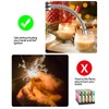 VEHHE Candle Lighter, 2 Pack Rechargeable Electric Lighter with LED