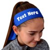 Custom Personalized Tie Headband in Retro Font You Pick Headband