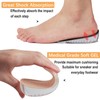 Olukssck 1 Pair Gel Height Shoe Insoles Raiser, Invisible Insoles,