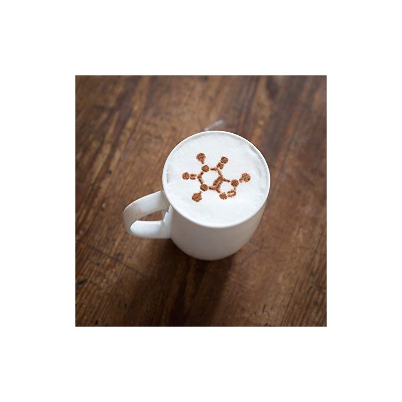 getDigital Nerdy Cappuccino Stencil Set: 5 Stainless Steel Stencils for