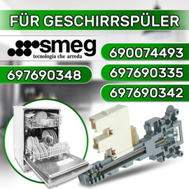 Dishwasher Door Lock 10 A 250 V with Original Code 690074493 697690335 697690342 697690348 for Smeg Onix TECH