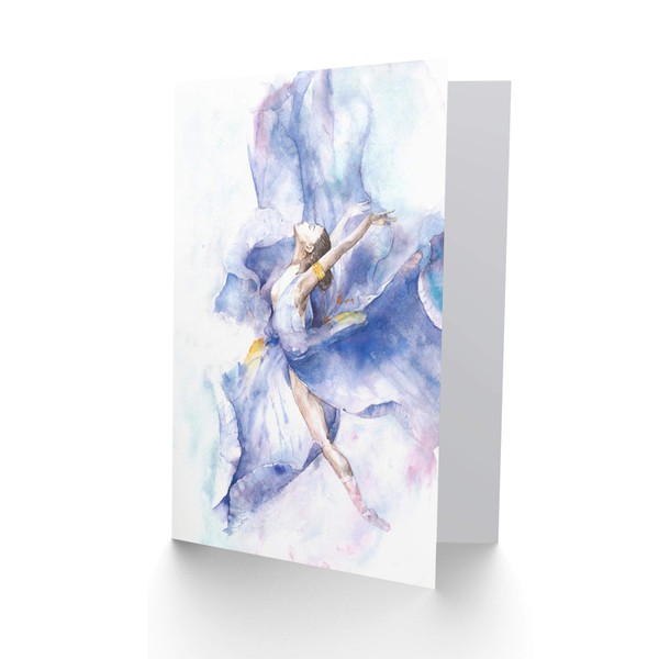 Ballet Dancing Girl Painting Greeting Card With Envelope Inside Premium Quality