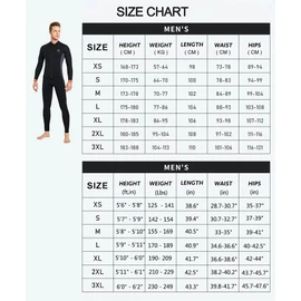 WYYHAA 3MM Neoprene Two Piece Wetsuit, Diving Suit Top and Bottom for Men Women Snorkeling Scuba Diving, Keep Warm, UV Protection,Men,3XL