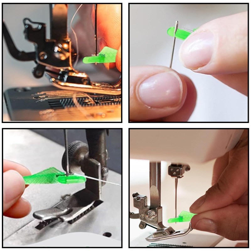 Fish Mouth Sewing Machine Needle Threader, 10 pcs Sewing Machine