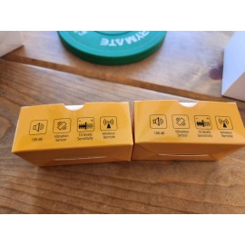 WSDCAM Bike Alarm with Remote 2 Pack, 113dB Wireless Anti-Theft Black