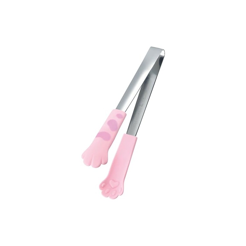 Tanabe Hardware 2556 Kitty Tongs, Peach Tama, Pink, Total Length