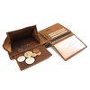 Lemasi Genuine Leather Wallet for Men, Natural Hunter Leather with