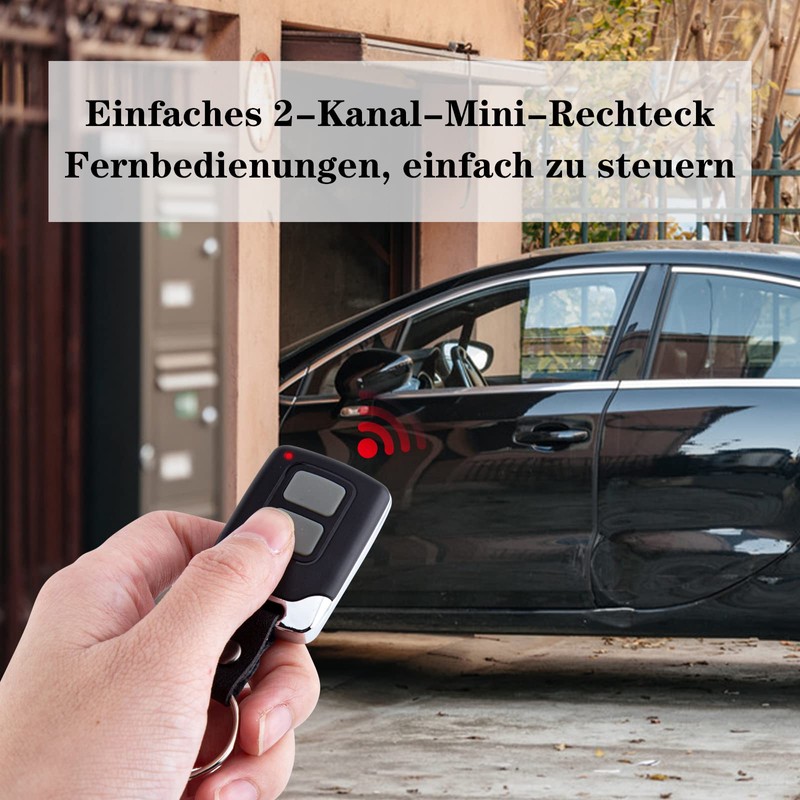 Garage Door Opener Remote Control Compatible with CRAWFORD/NORMSTAHL RCU 433