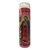 Virgin of Guadalupe (Virgen de Guadalupe) White Devotional Candle
