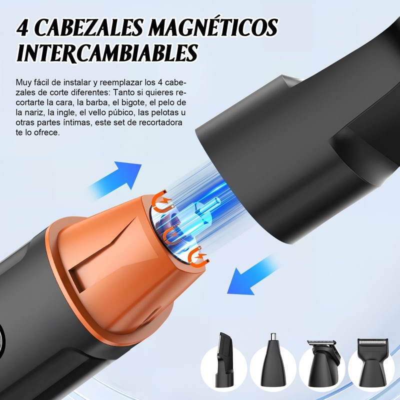 MAXGROOM 4 en 1 Kit de Rasuradoras para Hombre, Afeitadora