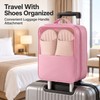 Travel Shoe Organizer Bag for Packing Up to 3 Pairs