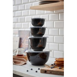 Rosti Precision Craft Mixing Bowl Set 4 Pcs Elevate Your Culinary Experience Stylish Nesting Bowls for Effortless Cooking and Baking