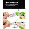 FantastiCAR Folding Utility Knife, Sturdy Metal Box Cutter with Extra