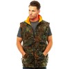 TrailCrest Mens Reversible Camo & Blaze Orange Vest, Large