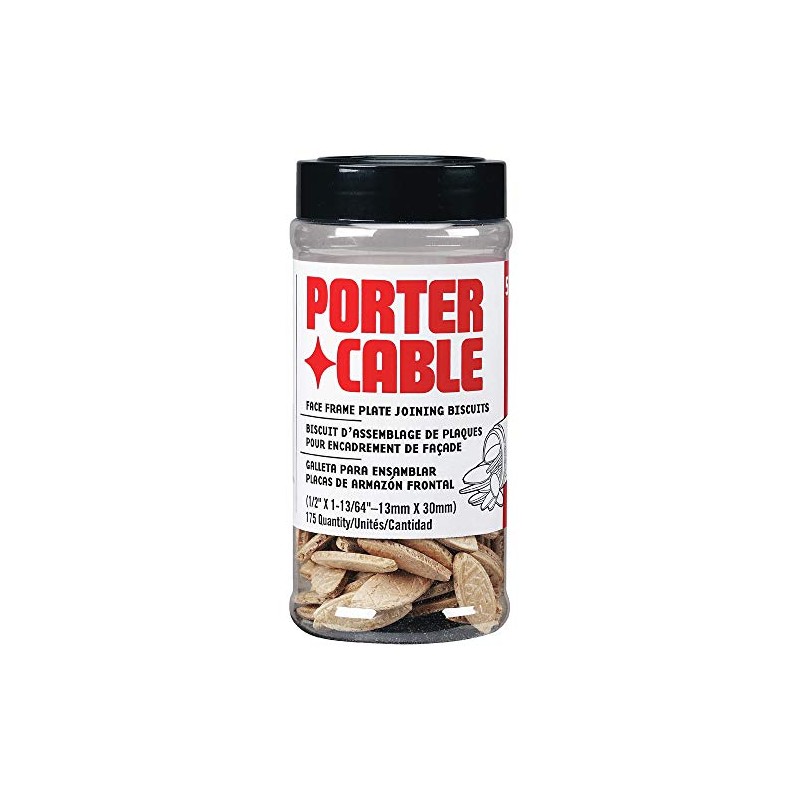 PORTER-CABLE 5563 Face Frame Plate Size FF Joiner Biscuits, 175