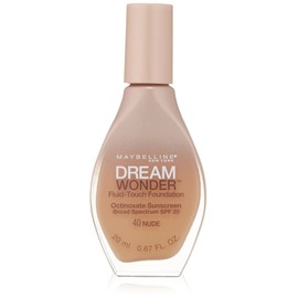 Maybelline New York Dream Wonder Fluid-Touch Foundation, Nude, 0.67 Fluid Ounce