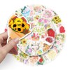 Bouquet Stickers for Laptop(50 Pcs),Gift for Kids Teens Adults Girl,Flowers