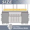 Flamorrow Window Air Conditioner Side Foam Panels, Indoor Window Air