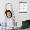 Stretch & Flex Poster Exercise for Workplace Guide Employees Employers