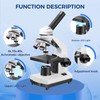 Microscope Kit for Students Back to School LED Monocular Student