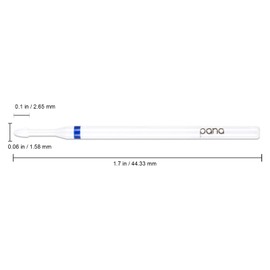 Pana 3/32" Cuticle Clean Safety Nail Ceramic White Carbide Bit (Grit: Medium - M) for Electric Dremel Drill Machine