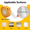 Qoqooice Double Sided Fabric Tape Heavy Duty Mounting Tape 0.79"