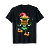 Large Brother Elf Shirt Christmas Family Christmas Elf T-Shirt, black