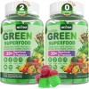 NextDia Super Greens Gummies, 120 Ct, Prebiotic, Probiotic, Spirulina, Chlorella