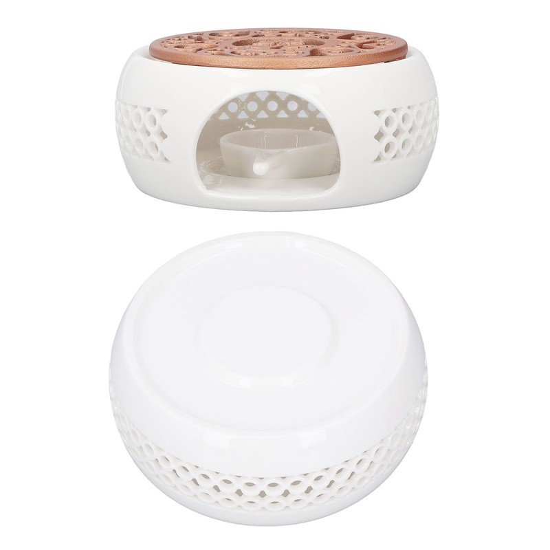 Ceramic Teapot Warmer Hollowed Pad Concave Bottom Practical Multifunction Teapot