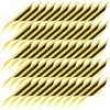 50Pcs 2.4in Arrows Vanes DIY Spiral Feather Wing Competitive Bow