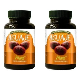 Cápsulas de Aguaje Orgánico 100% Natural 400mg 2 Frascos X100un