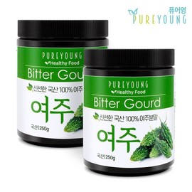 Pureyoung 국산 여주가루 분말 250g+250g Domestic Bitter Melon Powder 250g+250g
