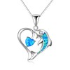 BEXOA S925 Sterling Silver Necklace for Women, Wife Girlfriend Grandmother