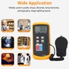 Digital Illuminance Light Meter LCD Display 0.1‑200000LX Illuminometer with Storage