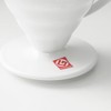 Hario V60 hand drip coffee dripper for 3~4 people (white)